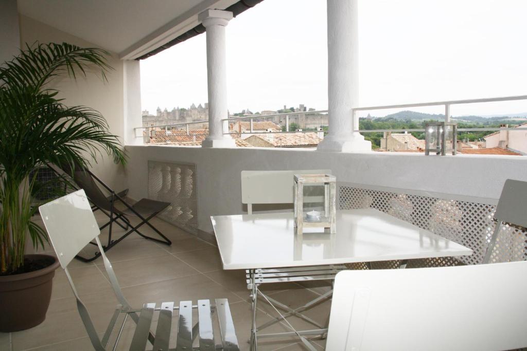 Appartement Le Saint Paul - Les Balcons De La Cite Carcassonne Kamer foto